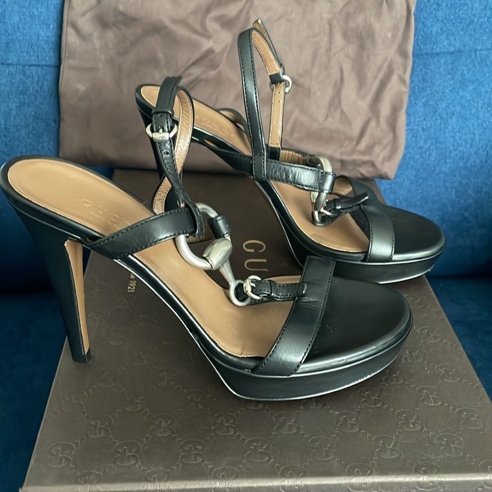 NWT - Authentic Gucci Washed Soft Calf Nero. Size 36. - Picture 2 of 10